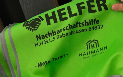 Helfer Warnwesten sind da – Sicherheit für alle